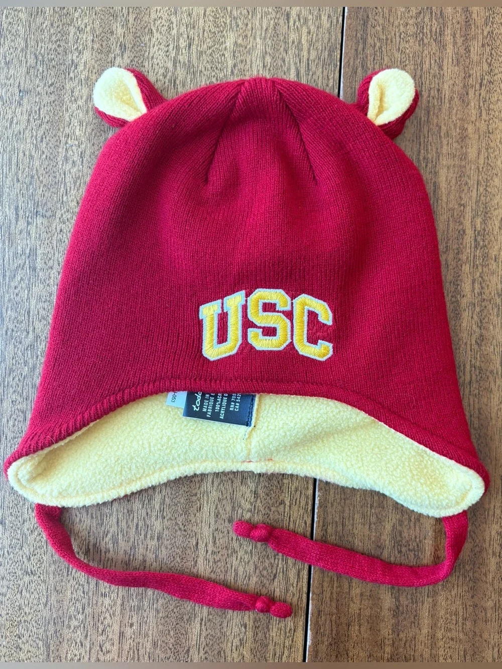 USC Trojans Toddler Ear‑Flap Beanie – One Size (Toddler)